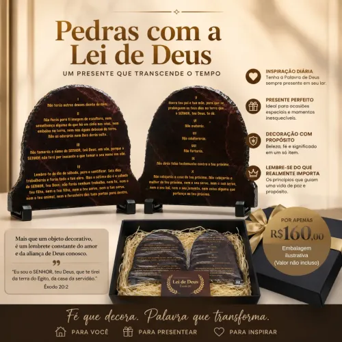 Pedras Os Dez Mandamentos