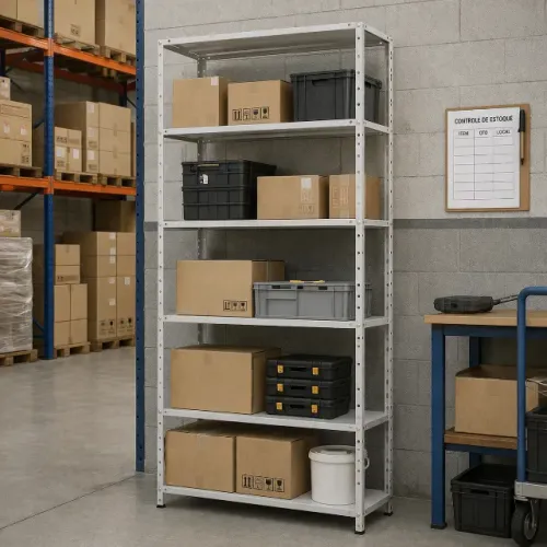 Estante de aço 5 prateleiras 176X92X30 atacado de estantes e mini porta pallets