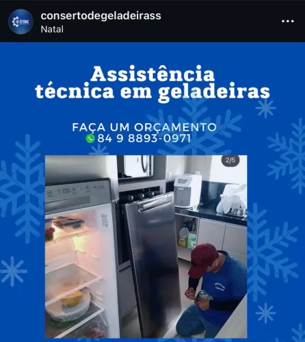 Conserto de geladeiras em geral 