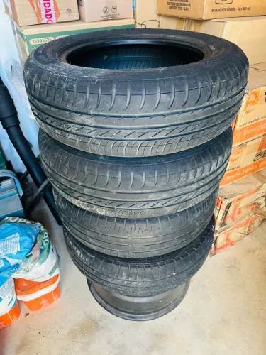 4 PNEUS 175/65r14 SEMI-NOVOS