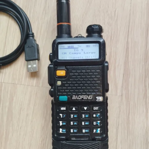 Rádio Comunicador HT Baofeng Dual Band DIGITAL DMR Open GD atualizado DM5R completo