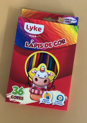 Lápis De Cor Lyke Colors 36 Cores