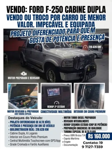 Ford F-250 Tropicampo CD 3.9 TB Diesel 2007