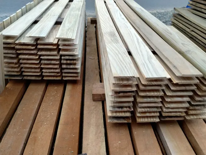 Forro forrinho de pinus natural