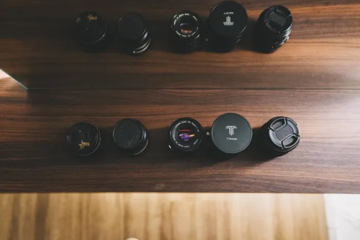 Kit de lentes analógicas - Adaptador Sony e Canon 