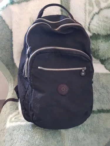 Mochila Kipling Preta, Clássica