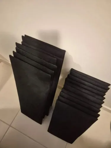 Cabeceira estofada modular em bom estado