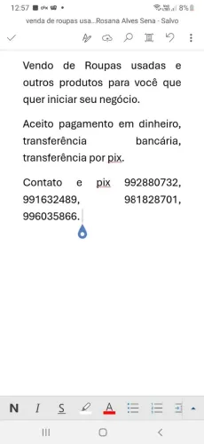 Vendo Roupas e outros produtos para iniciar seu negócio