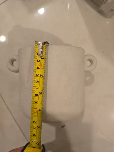 Vaso cachepot cerâmica branco