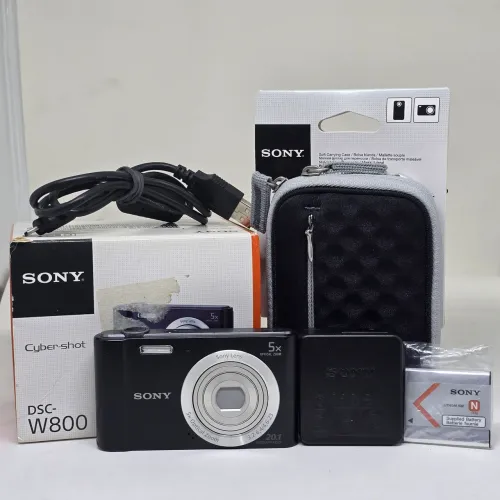 Câmera Digital Sony Cyber-shot DSC-W800 20.1MP CCD HD Com Caixa