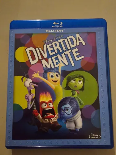 Blu-ray Divertida Mente Original - Filme Disney Pixar - Mídia Física