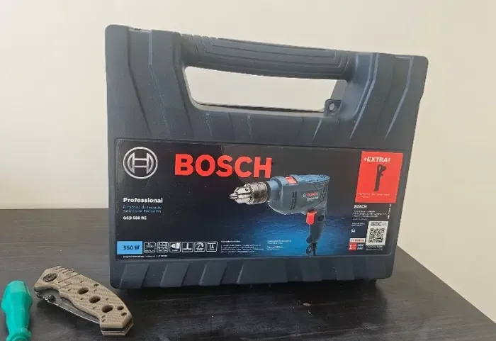 Bosch Furadeira De Impacto Gsb 550 Re 550W 127V Em Maleta