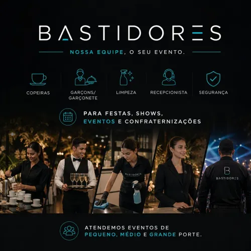 Copeiras, Garçons, Monitores e recepcionistas para seu evento
