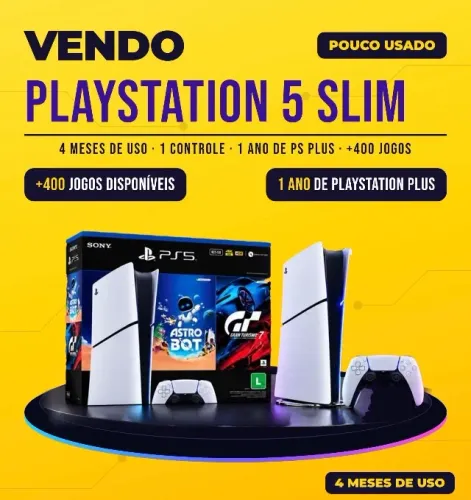 PlayStation 5 Slim - POUCO USADO