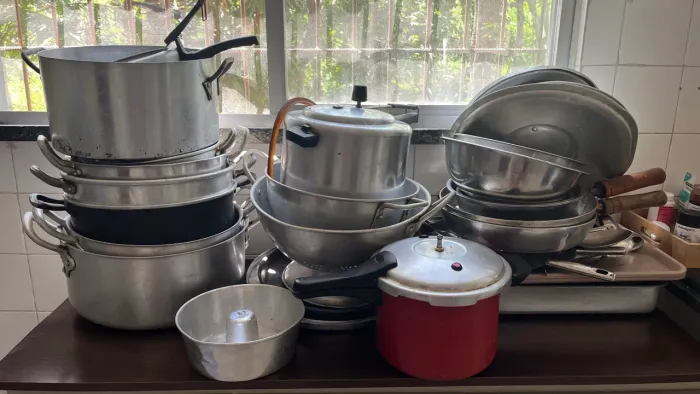 Kit Completo para Cozinha de Restaurante - Panelas + Formas + Utensílios