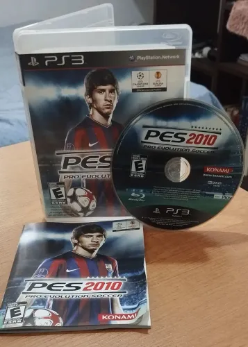 Jogo de PS3 - PES 2010 Original com Manual