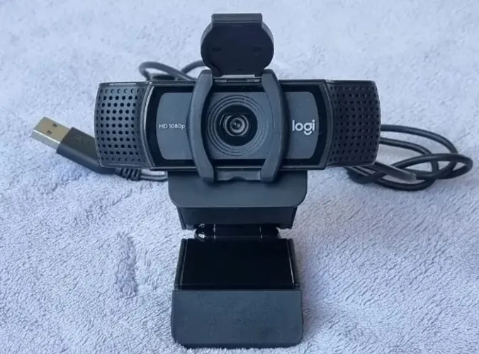 Webcam Logitech C920s Pro - Em estado de nova