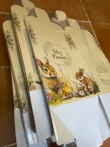 Caixa para ovos de Páscoa