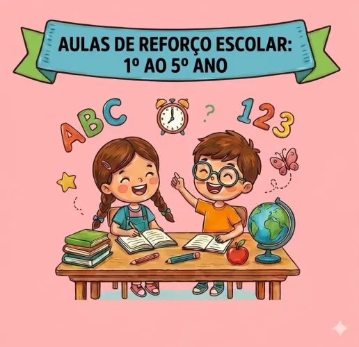 Aulas de reforço a domicílio