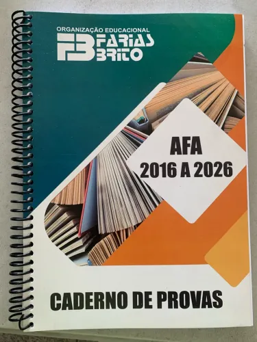 Caderno de provas AFA