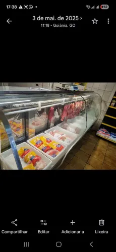 Balcão gancheira inox três metros