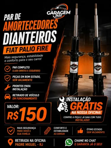 Amortecedores dianteiros Palio Fire ***Leia a descrição***