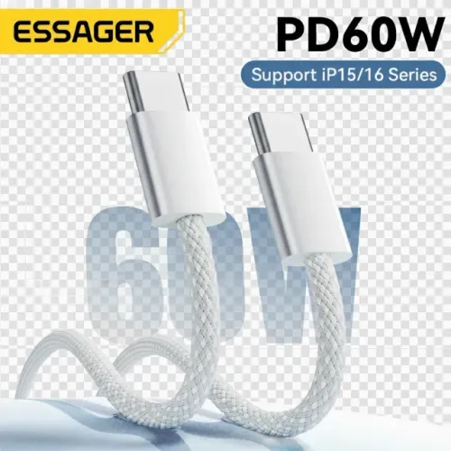 cabo essager tipo C 60w 1 metro