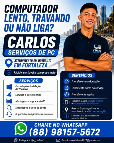 Manutenção de computadores em Fortaleza