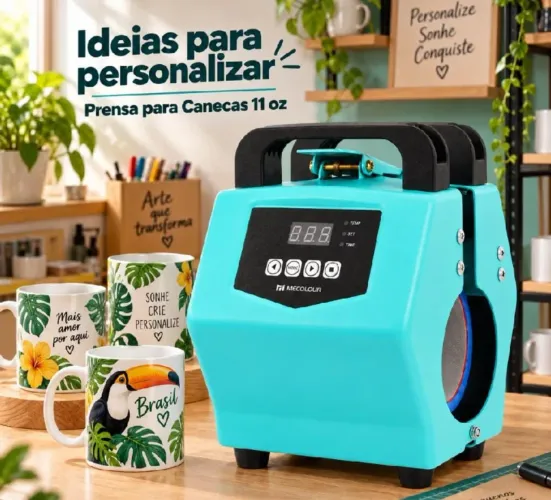 Prensa térmica cilíndrica sublimática