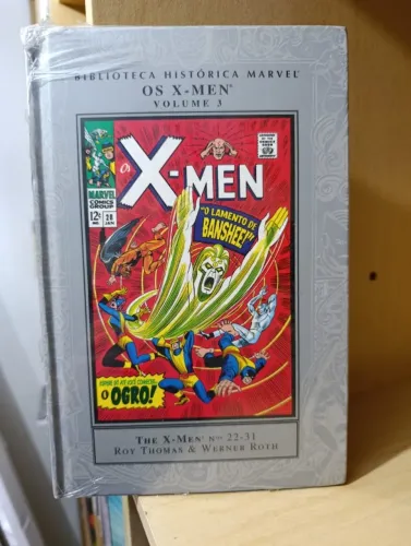 Biblioteca Histórica Marvel Os X-Men Volume 3 Novo e Lacrado