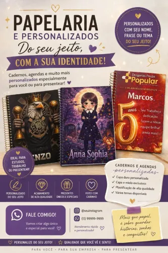 Papelaria & Personalizados