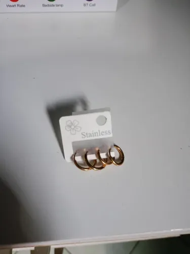 Kit de argolas banhadas a ouro - 10mm e 12mm
