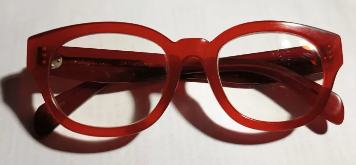 Armação óculos vermelho