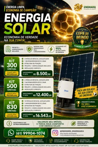 Você paga mais de R$400,00 de energia na sua residência e quer economizar?