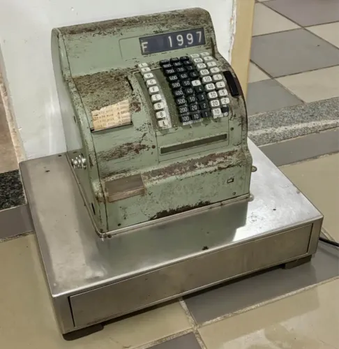 Caixa Registradora Antiga Hugin