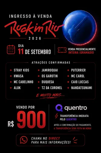 ingresso rock in rio