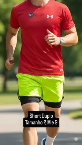 Kit Academia Short + Camiseta