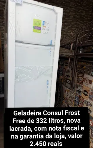 Geladeira Frost Free nova lacrada