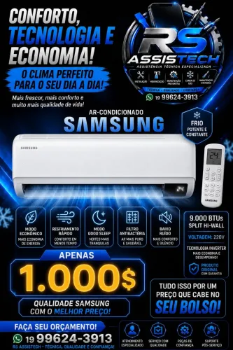 Ar-condicionado samsung