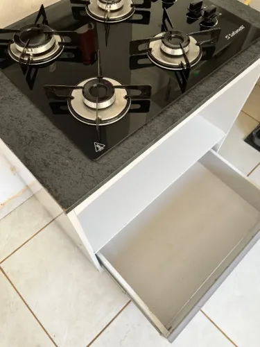 Fogão cooktop + balcão
