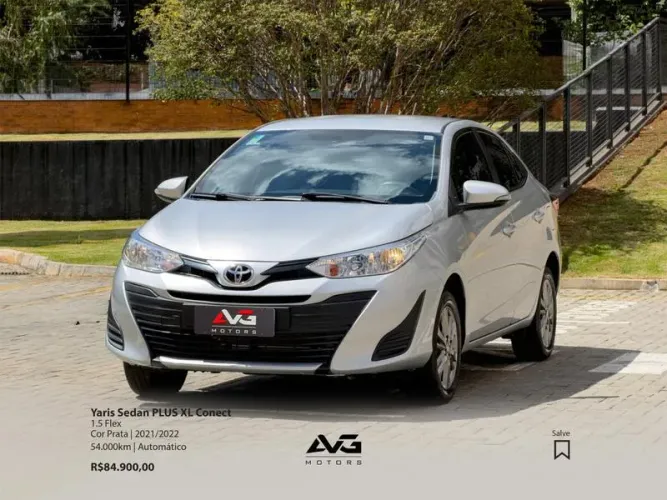 Toyota Yaris XL Plus Con. Sed. 1.5 Flex 16V AUT 2022
