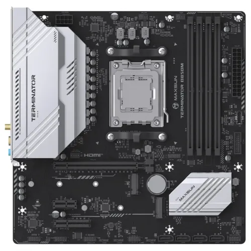 Placa mãe AM5 B850M Terminator maxsun NOVA