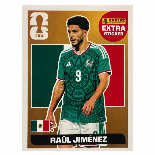 Raúl Jiménez Extra Sticker Bronze Copa 2026 Panini