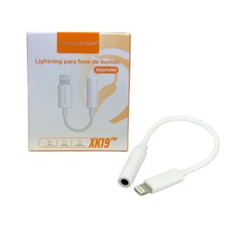 Adaptador de Iphone para Fones P2 3,5 mm Hmaston