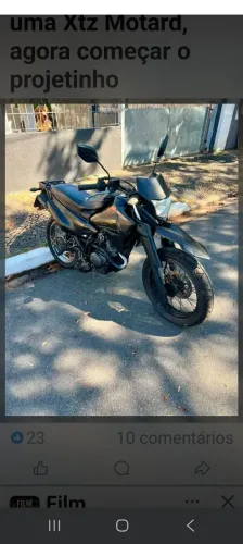 Vendo moto xtz 125 ano 2009 montarde valor 9.000