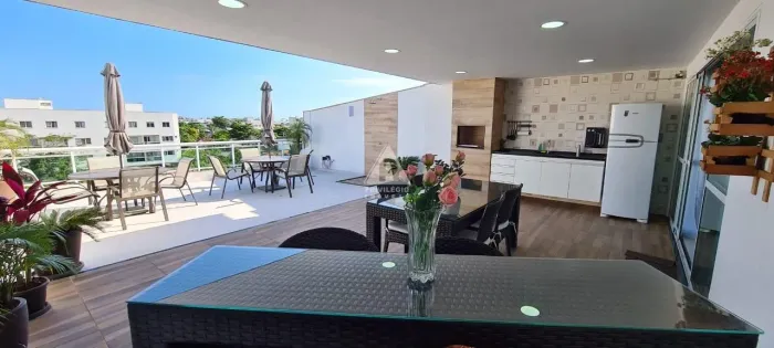 Excelente cobertura linear no Recreio dos Bandeirantes com 3 suítes e uma área de 220m2
