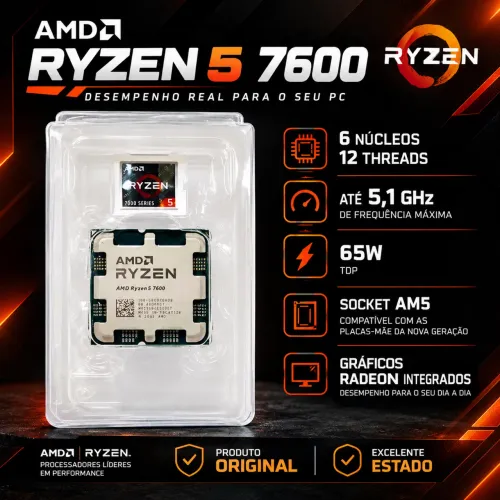 PROCESSADOR AMD RYZEN 5 7600
