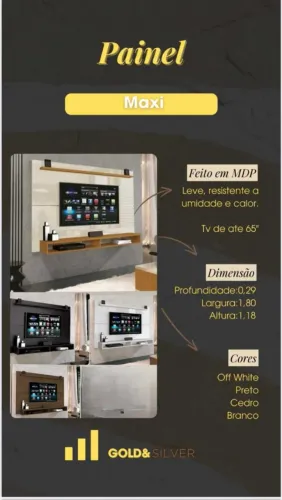 Painel para TV até 65 polegadas 