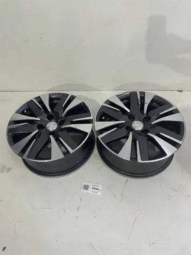 Roda Unidade Aro 17 Peugeot 208 2008 Furação 4x108 Prateado