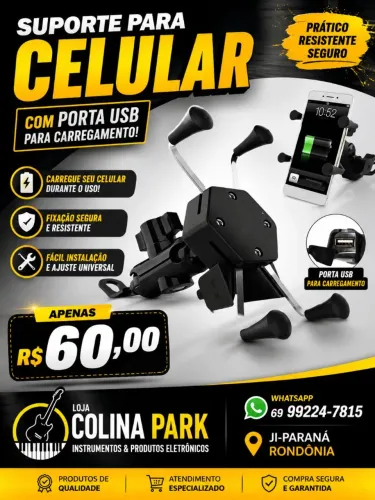 Suporte Celular (Moto)